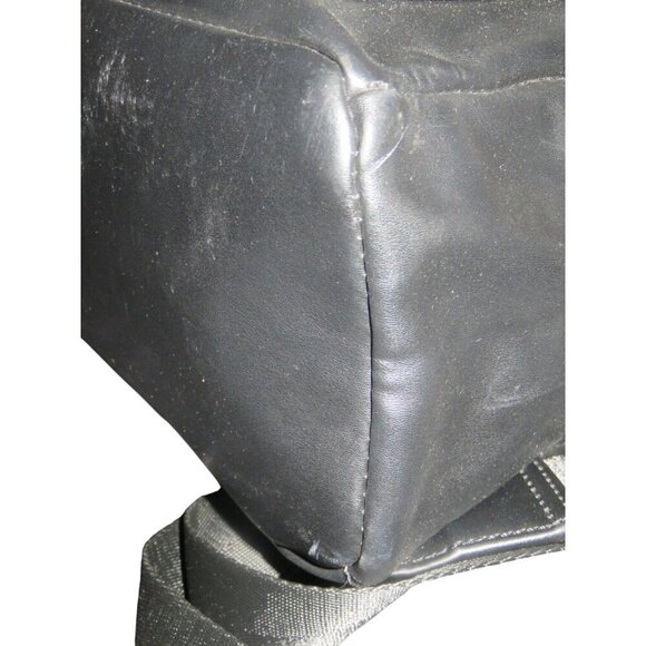 Kendall & Kylie Emily Black 100% Vegan Leather Backpack with 13" Laptop Pocket - Picture 5 of 9